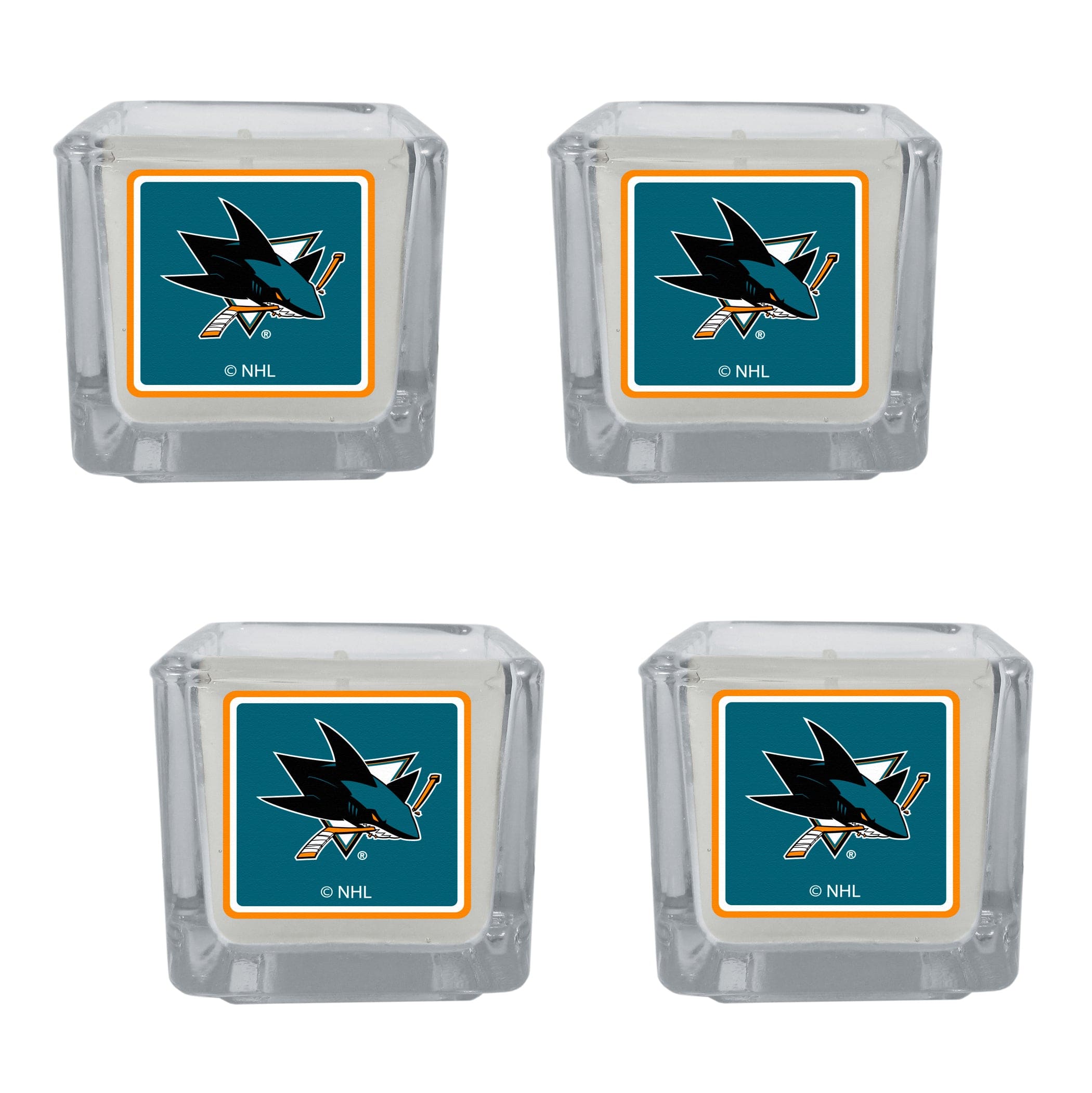 San Jose Sharks® Scented Candles, 4 pk - San Jose Sharks