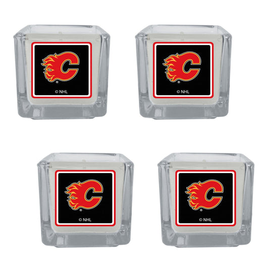 Calgary Flames® Scented Candles, 4 pk - Calgary Flames