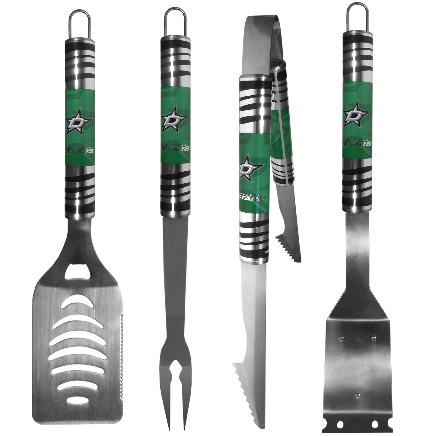Dallas Stars™ 4 pc Steel Grill Tool Set - Siskiyou - Flyclothing LLC