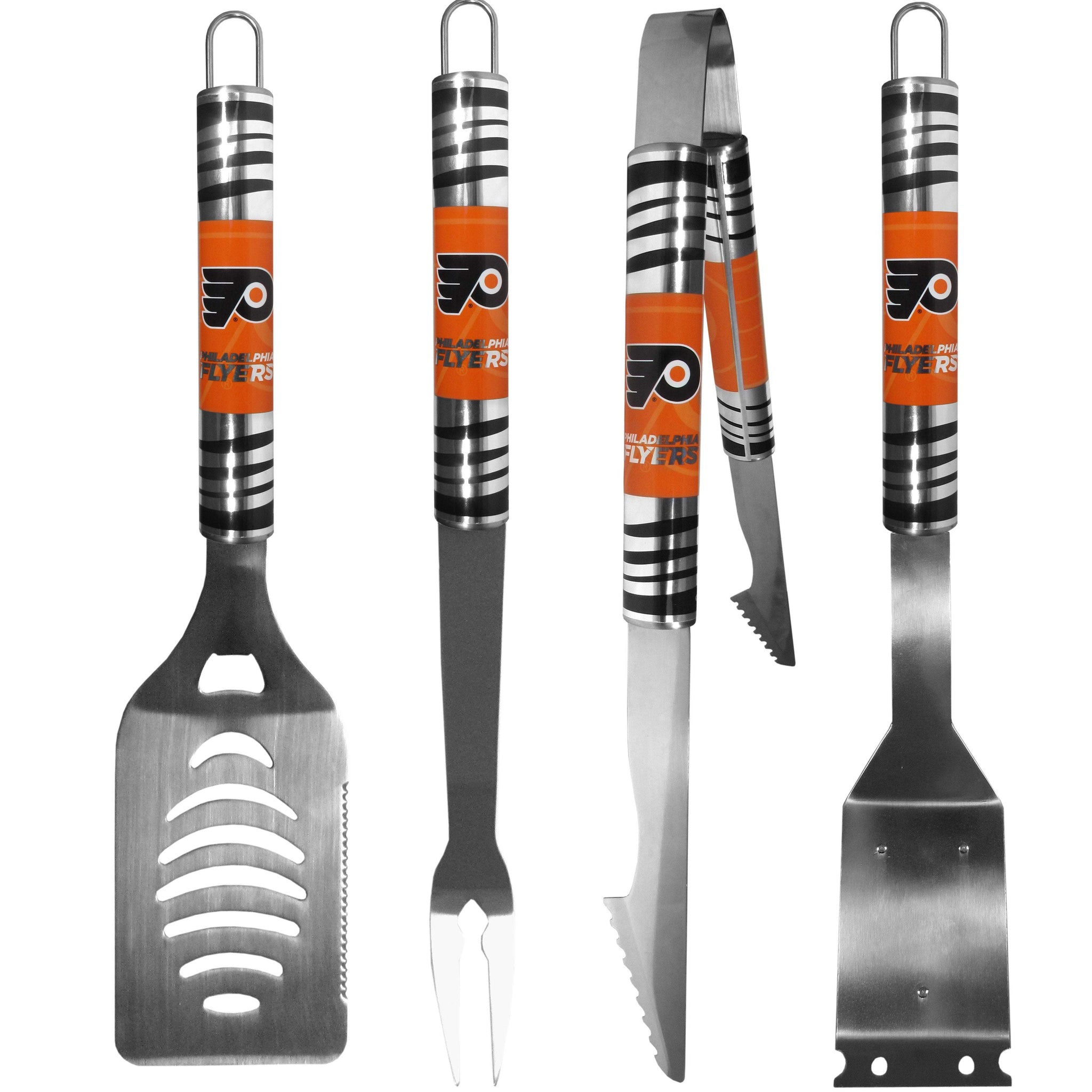 Philadelphia Flyers® 4 pc Steel Grill Tool Set - Siskiyou - Flyclothing LLC