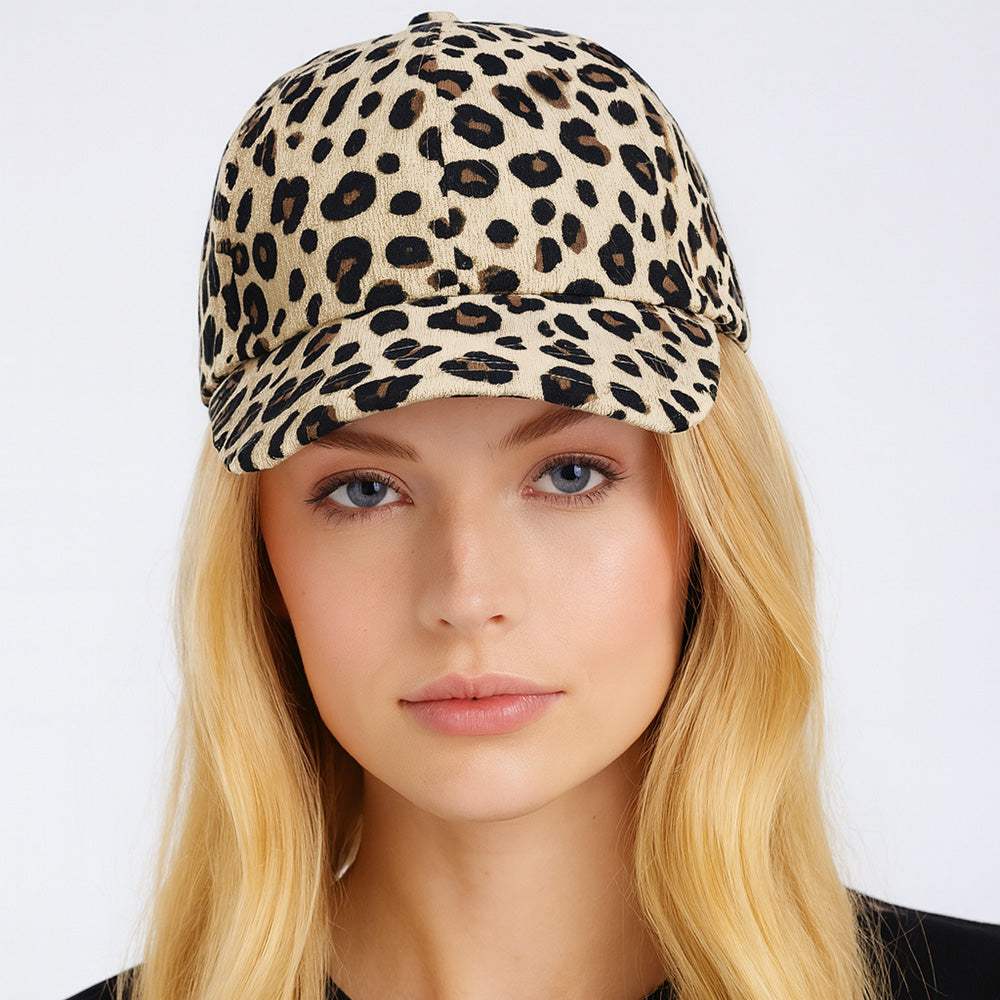 Leopard Print Baseball Cap - Madeline Love - Flyclothing LLC