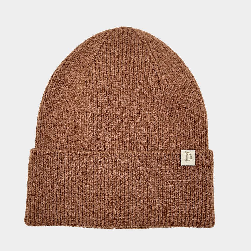 Solid Knit Winter Beanie Hat - Madeline Love - Flyclothing LLC