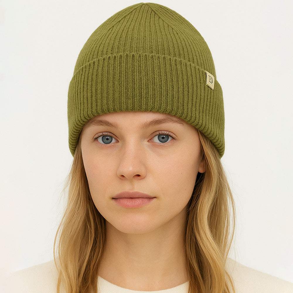 Solid Knit Winter Beanie Hat - Madeline Love - Flyclothing LLC