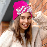 Trellis Blinged Acrylic Beanie Hat - Madeline Love - Flyclothing LLC