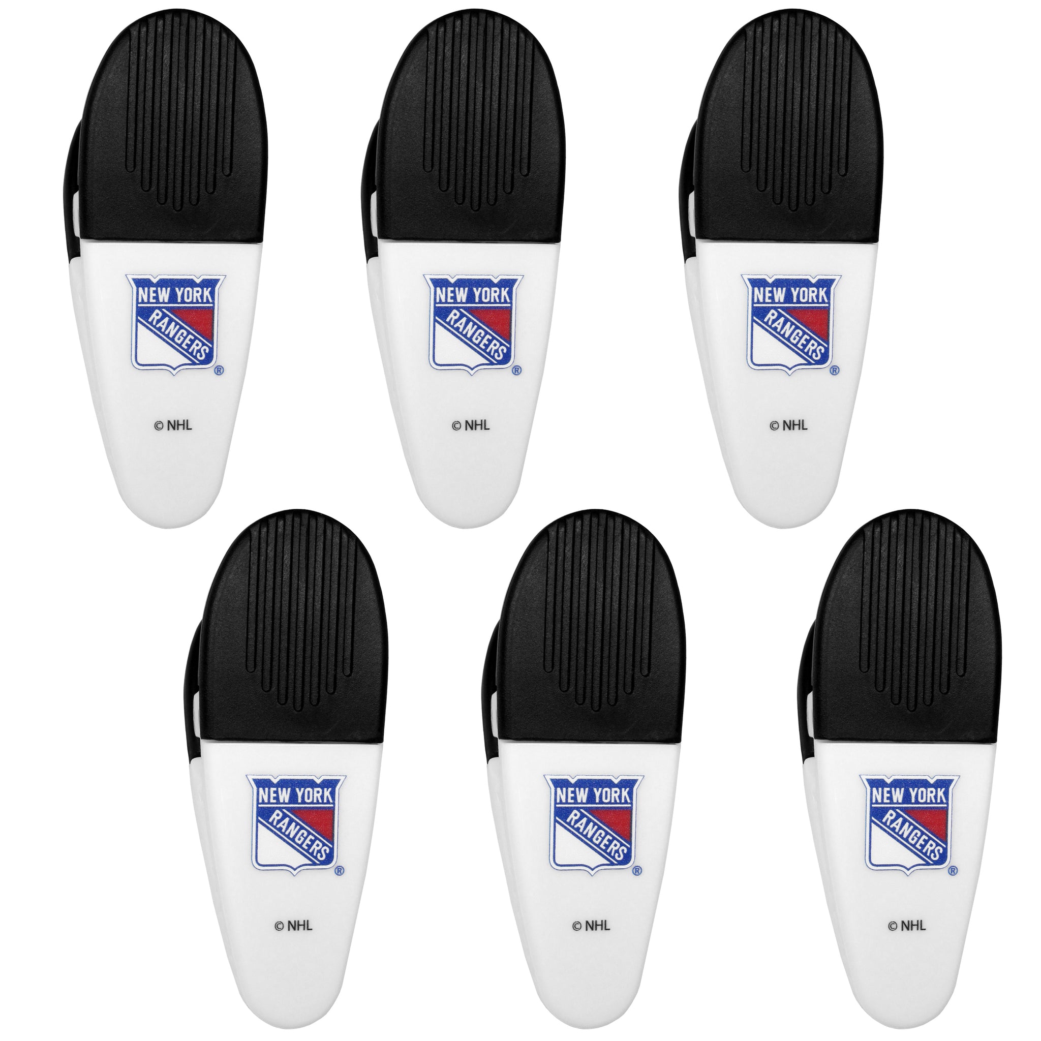 New York Rangers® Chip Clip Magnets, 6pk