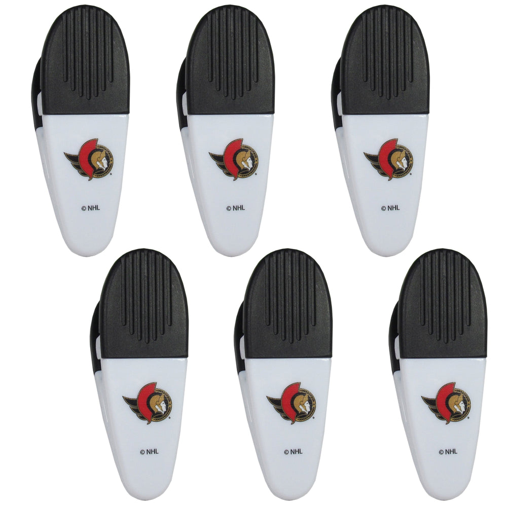Ottawa Senators Chip Clip Magnets, 6pk - Siskiyou Buckle
