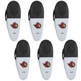 Ottawa Senators Chip Clip Magnets, 6pk - Siskiyou Buckle