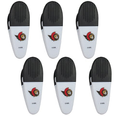 Ottawa Senators Chip Clip Magnets, 6pk - Siskiyou Buckle