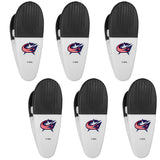 Columbus Blue Jackets Chip Clip Magnets, 6pk - Siskiyou Buckle