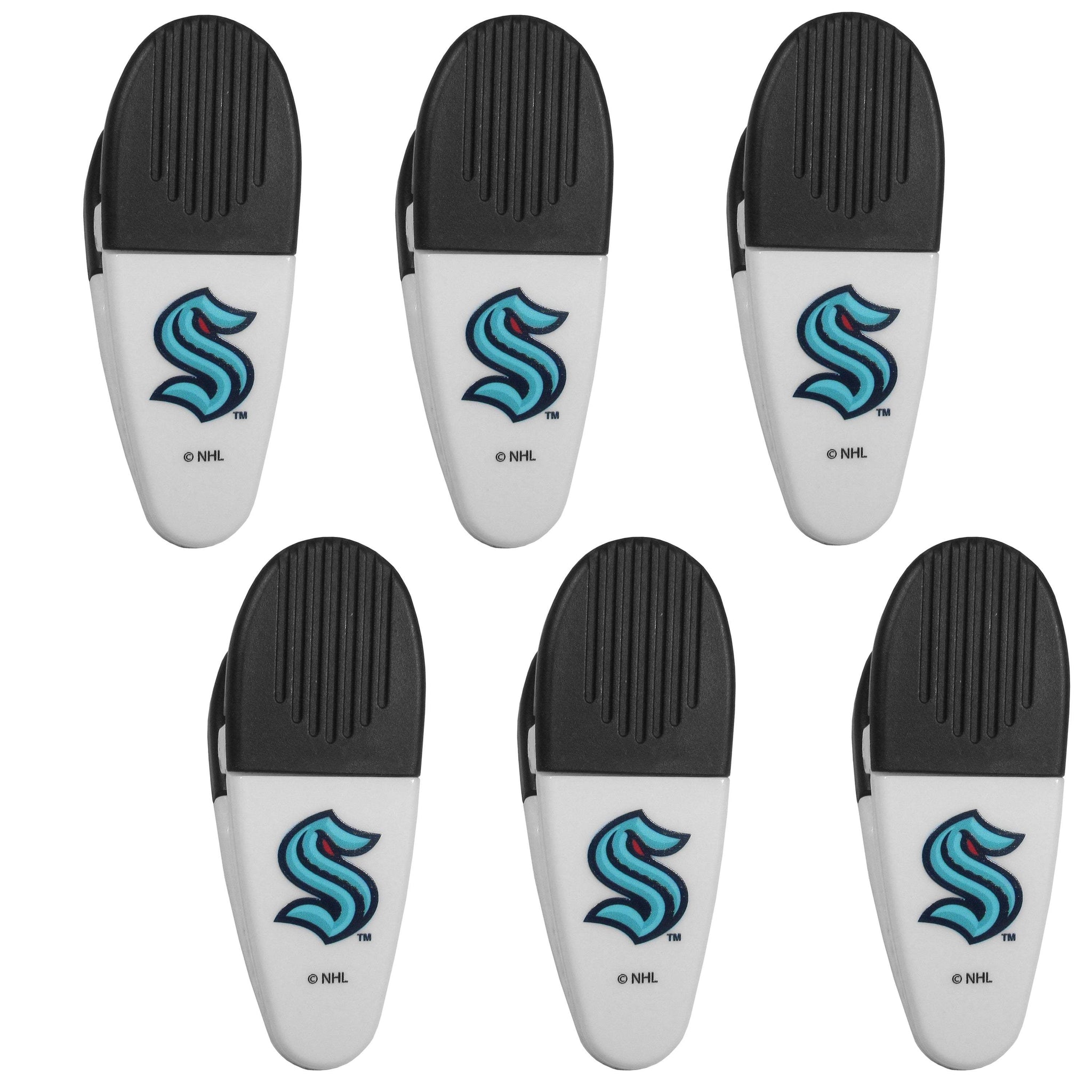 Seattle Kraken Chip Clip Magnets, 6pk - Siskiyou Buckle - Flyclothing LLC