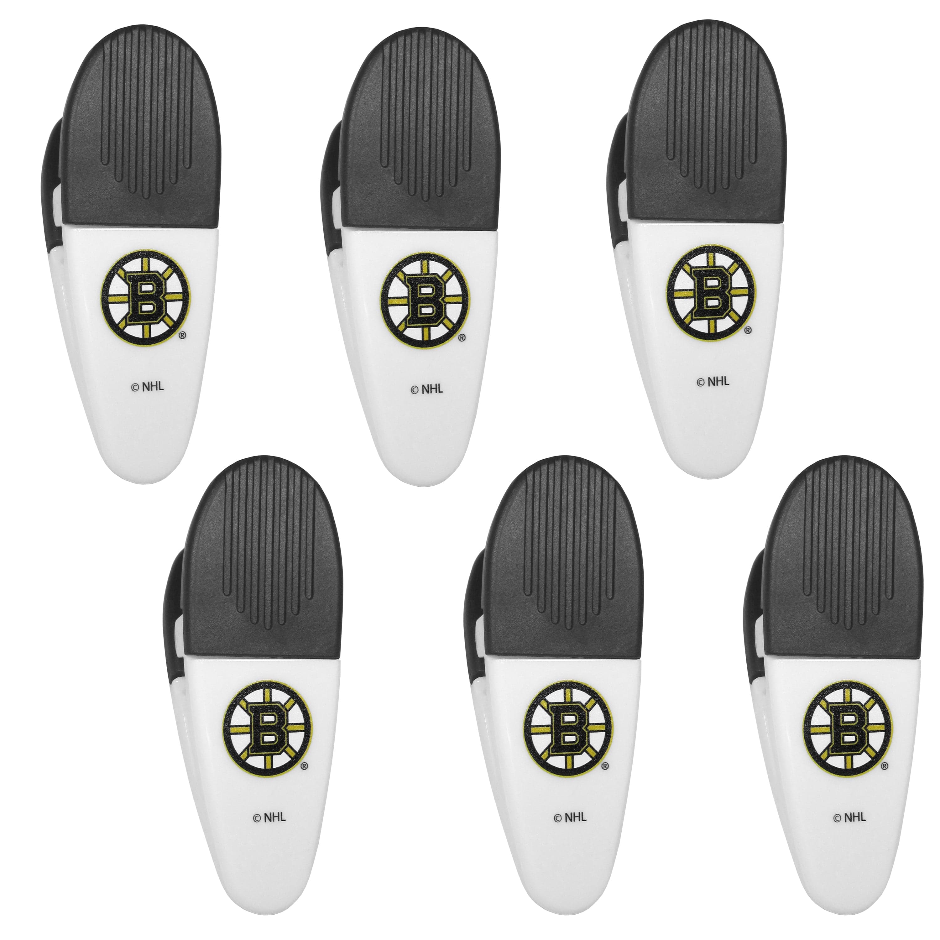 Boston Bruins Chip Clip Magnets, 6pk - Siskiyou Buckle
