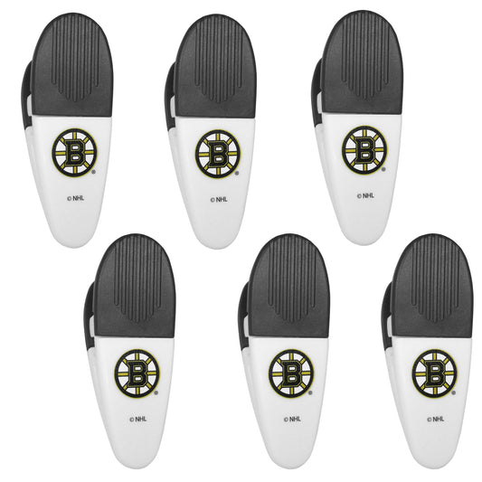 Boston Bruins Chip Clip Magnets, 6pk - Siskiyou Buckle