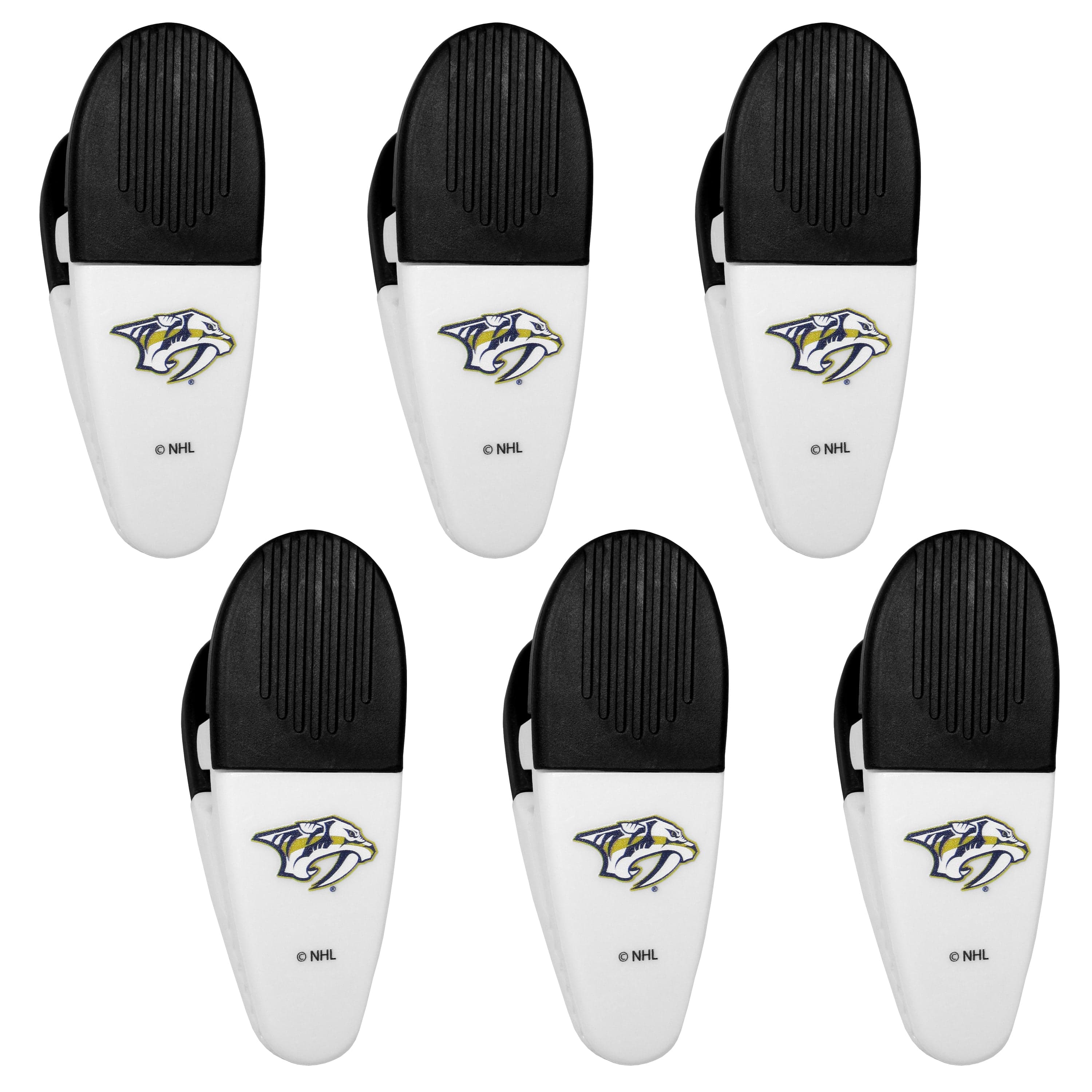 Nashville Predators Chip Clip Magnets, 6pk - Siskiyou Buckle