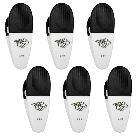 Nashville Predators Chip Clip Magnets, 6pk - Siskiyou Buckle
