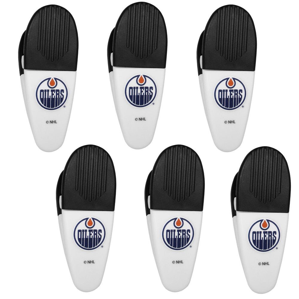 Edmonton Oilers Chip Clip Magnets, 6pk - Siskiyou Buckle