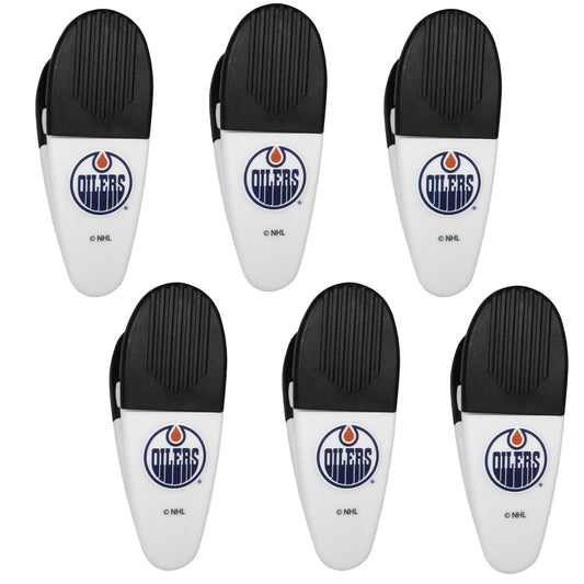 Edmonton Oilers Chip Clip Magnets, 6pk - Siskiyou Buckle