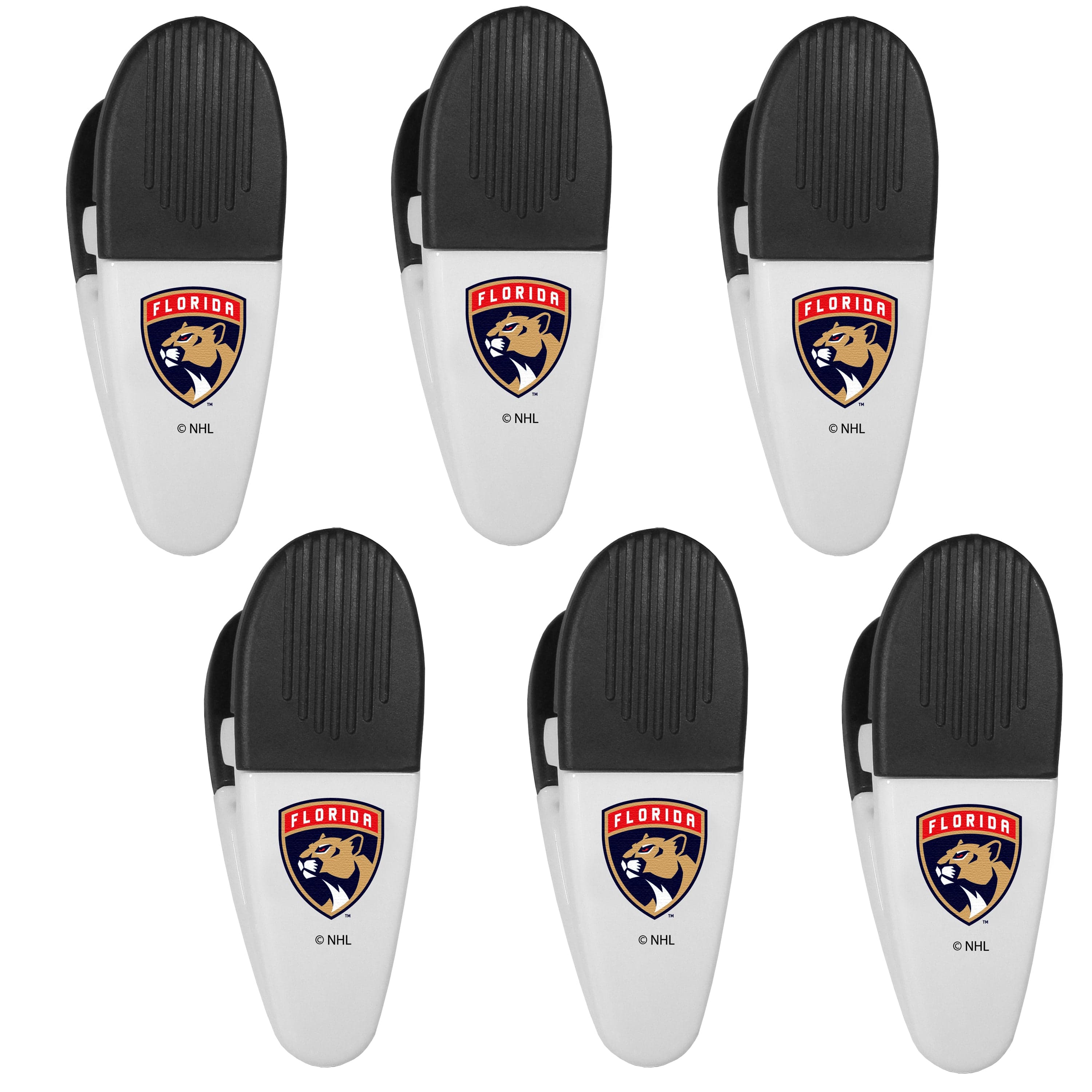 Florida Panthers Chip Clip Magnets, 6pk - Siskiyou Buckle