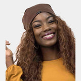 Solid Satin Lined Beanie Hat - Madeline Love - Flyclothing LLC