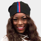 Solid Satin Lined Beanie Hat - Madeline Love - Flyclothing LLC