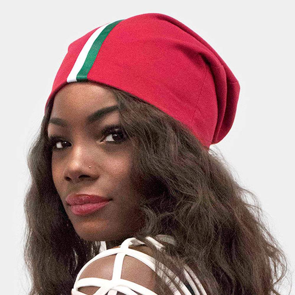 Solid Satin Lined Beanie Hat - Madeline Love - Flyclothing LLC