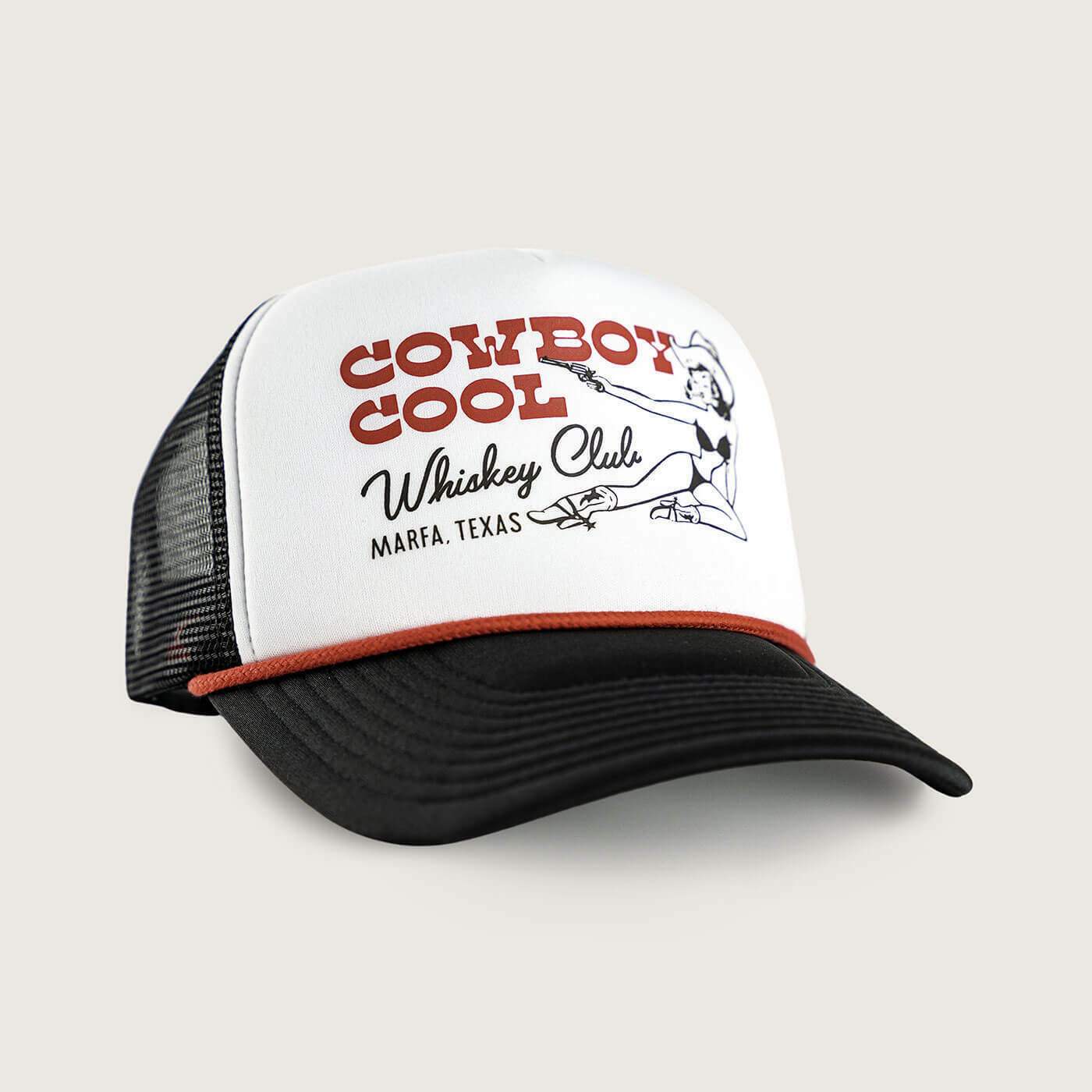 Whiskey Club Foam Trucker Hat - Cowboy Cool - Flyclothing LLC