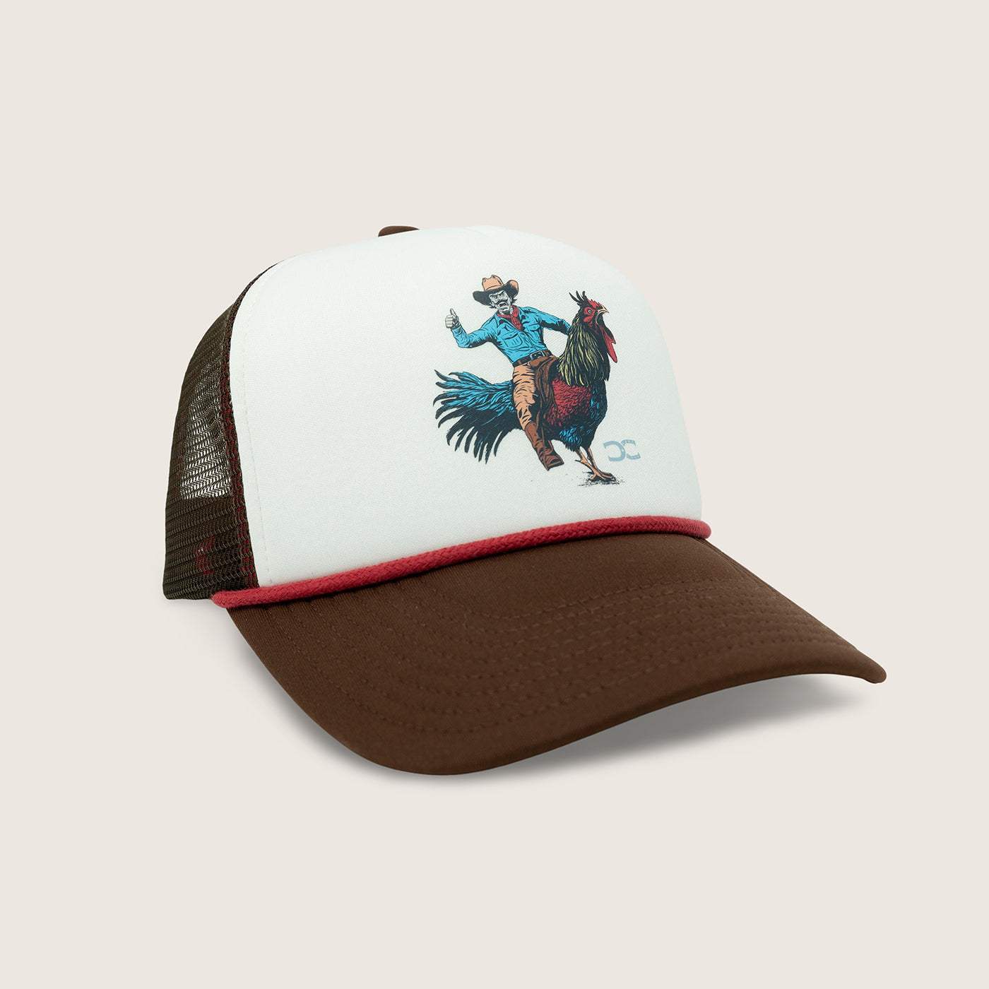 Rooster Round Up Trucker Hat - Cowboy Cool - Flyclothing LLC