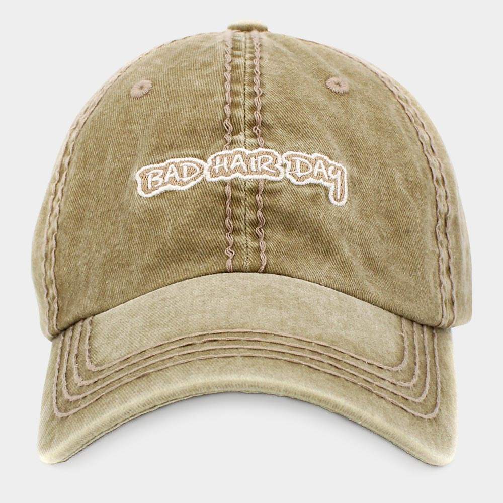 BAD HAIR DAY Vintage Baseball Cap - Madeline Love - Flyclothing LLC