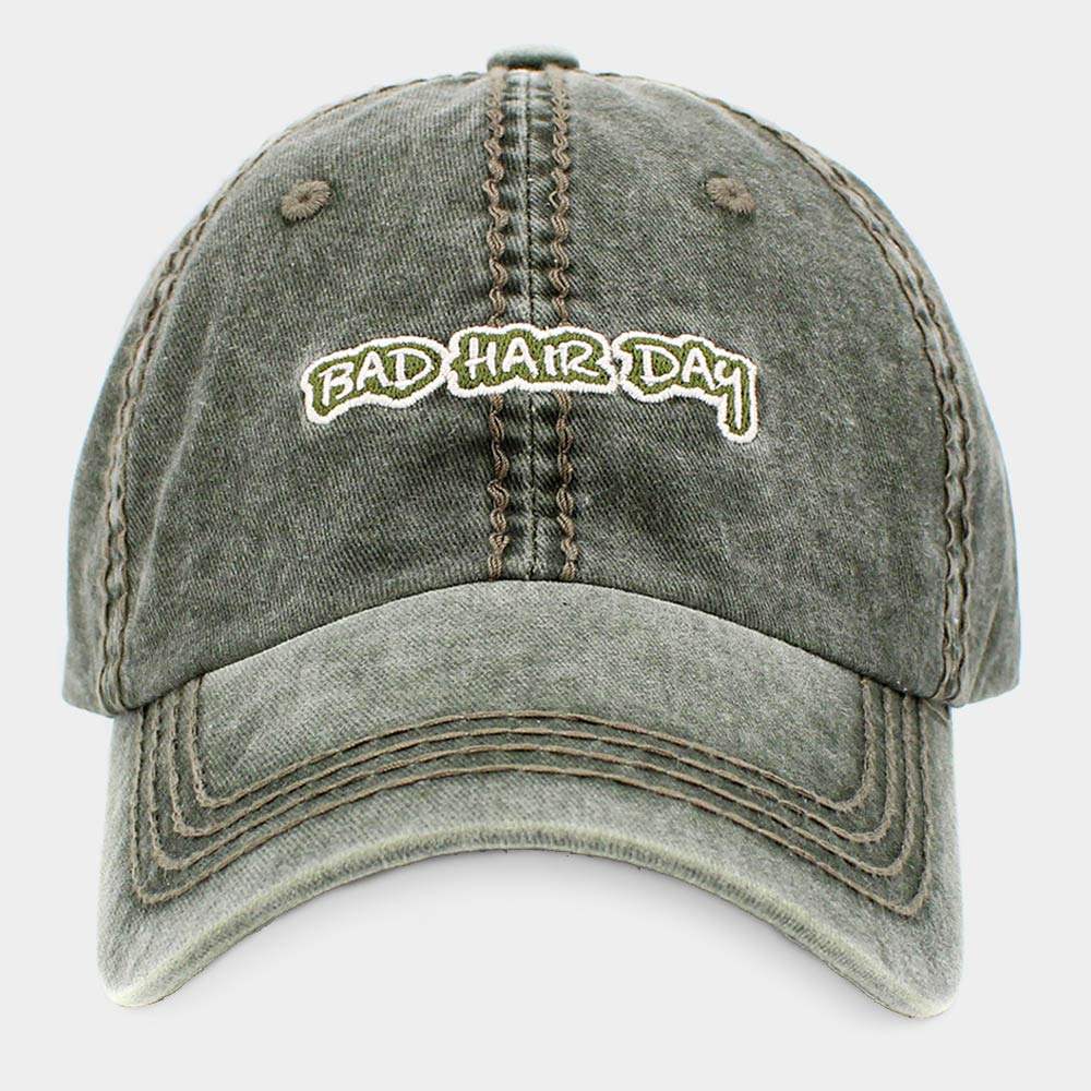 BAD HAIR DAY Vintage Baseball Cap - Madeline Love - Flyclothing LLC