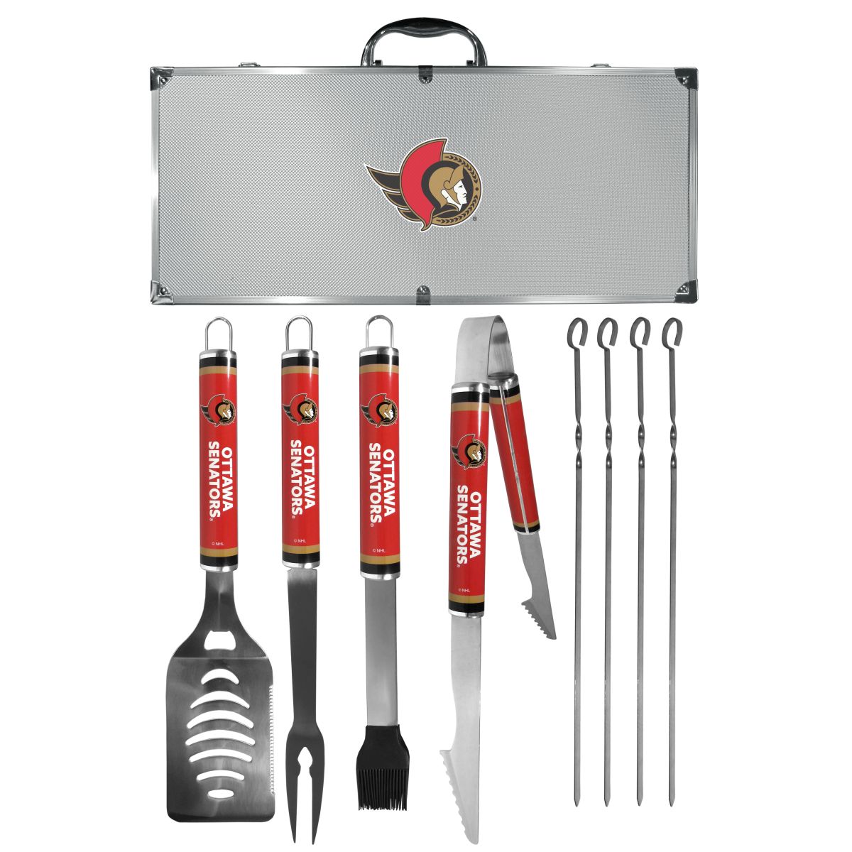 Ottawa Senators® 8 pc Logo BBQ Set