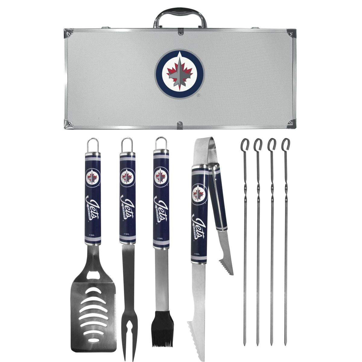 Winnipeg Jets™ 8 pc Logo BBQ Set
