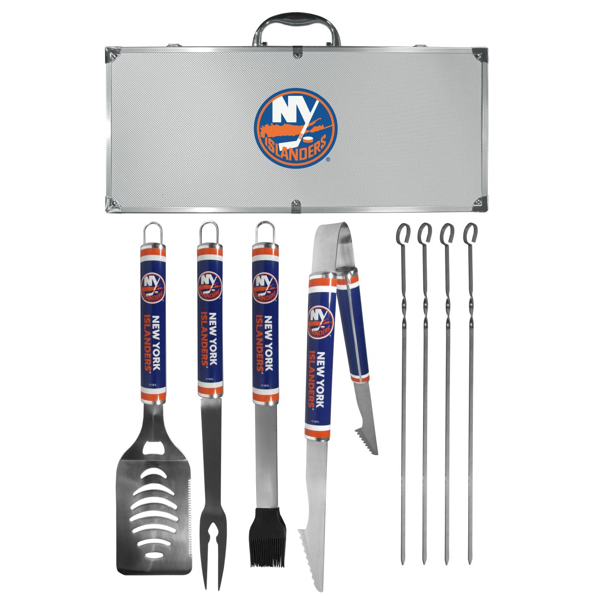 New York Islanders® 8 pc Logo BBQ Set