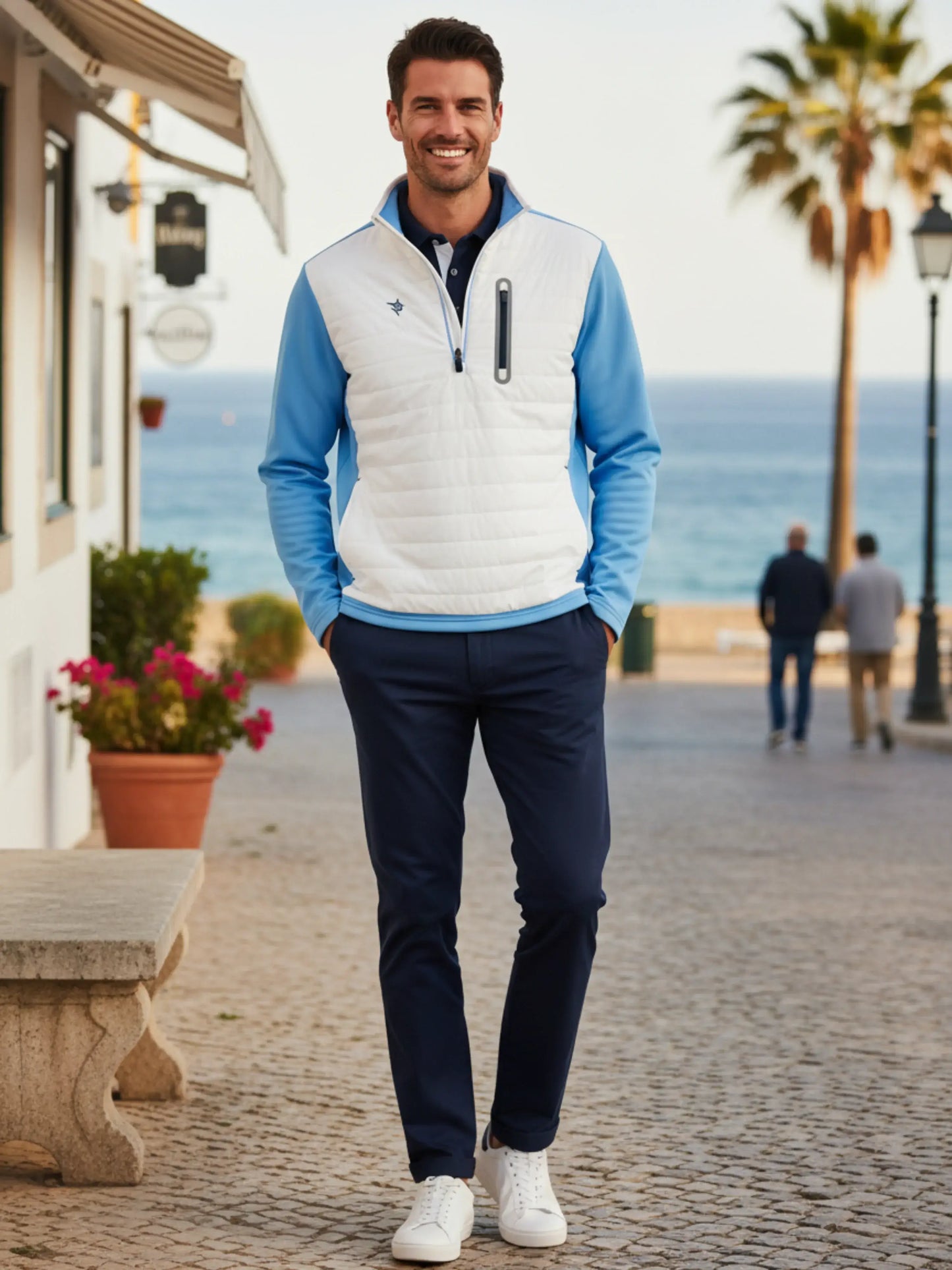 Hampton Pullover Technical Layer - White Water Life - Flyclothing LLC