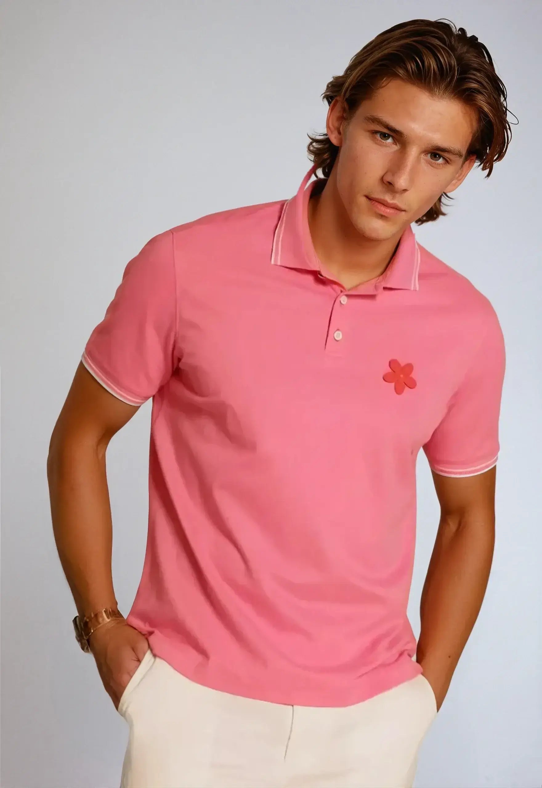 Happy Polo Shirt - Sunrise - Buki - Flyclothing LLC