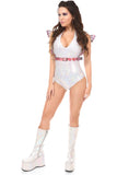 Daisy Corsets Fuchsia Holo Body Harness w/Wings - Small - Daisy Corsets