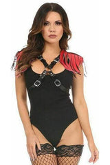 Daisy Corsets Vegan Leather Body Harness w/Fringe - Daisy Corsets - Flyclothing LLC