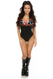 Daisy Corsets Rainbow Glitter PVC Strappy Bra Top - Daisy Corsets