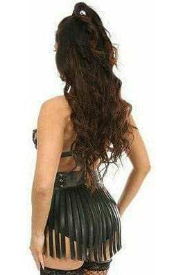 Daisy Corsets Black/Gold Strappy Harness Bra Top - Daisy Corsets - Flyclothing LLC