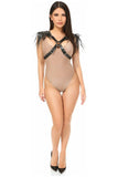 Daisy Corsets Black Vegan Leather Body Harness w/Shoulder Fringe - Daisy Corsets - Flyclothing LLC