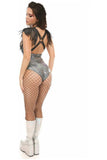 Daisy Corsets Black Vegan Leather Body Harness w/Shoulder Fringe - Daisy Corsets - Flyclothing LLC