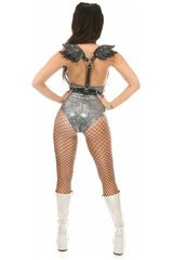 Daisy Corsets Black Vegan Leather Body Harness w/Wings - Daisy Corsets
