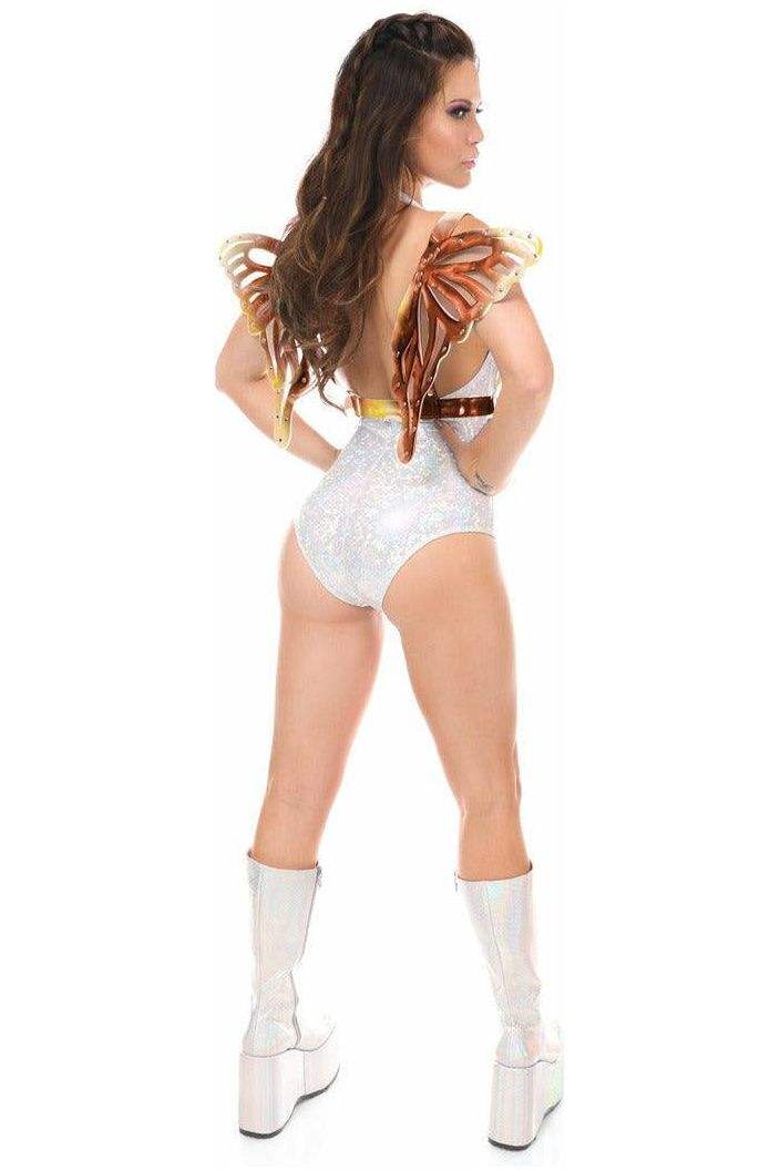 Daisy Corsets Sunset Holo Large Butterfly Wing Body Harness - Daisy Corsets - Flyclothing LLC