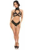 Daisy Corsets USA Kitten Collection Black Lace Triangle Top Harness - Daisy Corsets
