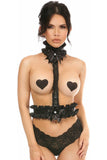 Daisy Corsets Kitten Collection Pinstripe Single Strap Body Harness - Daisy Corsets