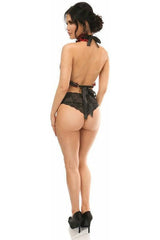 Daisy Corsets Kitten Collection Red Plaid Triangle Top Body Harness - Daisy Corsets