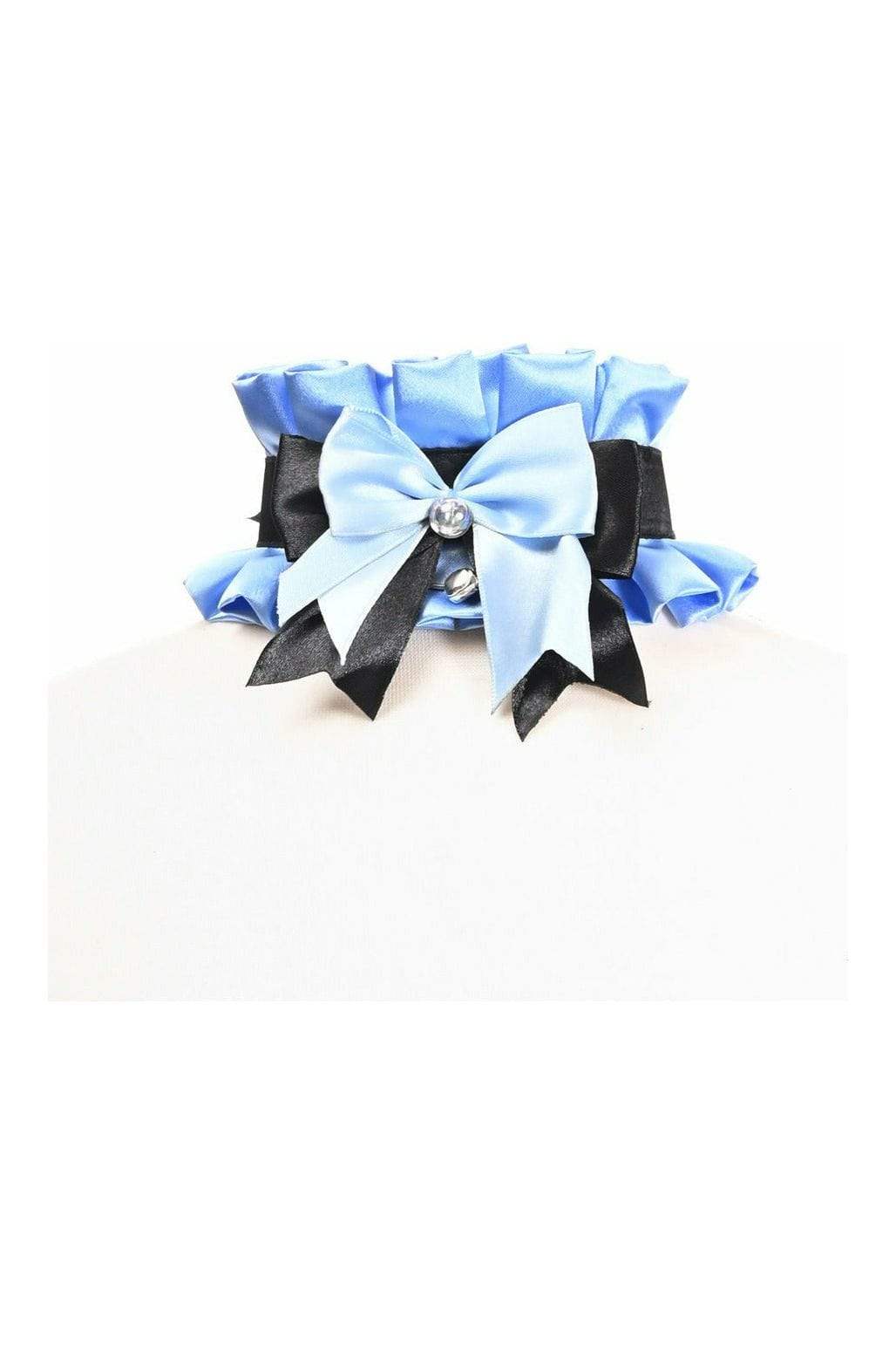 Daisy Corsets Kitten Collection Blue/Black Choker - Daisy Corsets - Flyclothing LLC