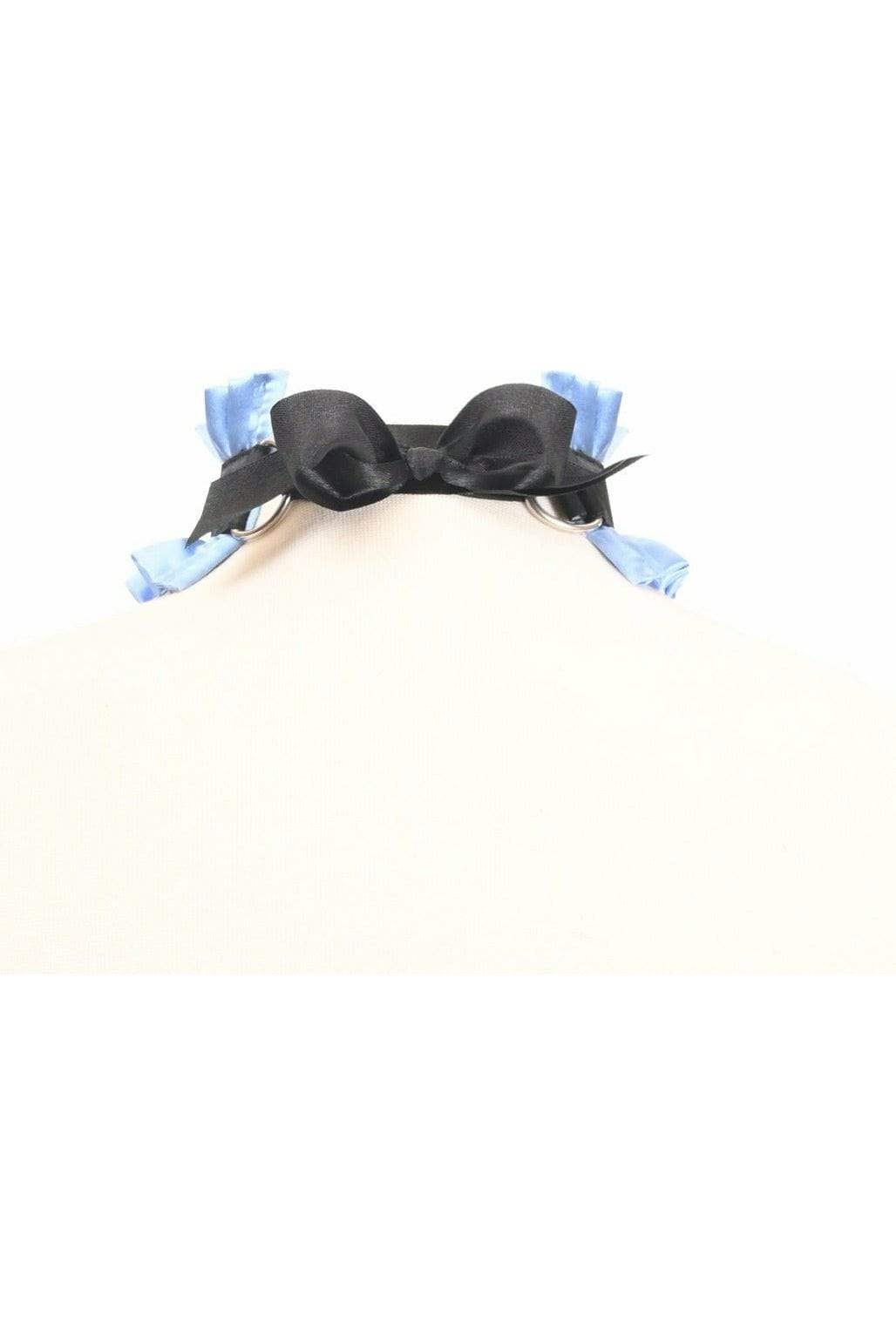Daisy Corsets Kitten Collection Blue/Black Choker - Daisy Corsets - Flyclothing LLC