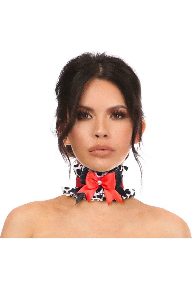 Daisy Corsets Kitten Collection Dalmation Choker - Daisy Corsets - Flyclothing LLC