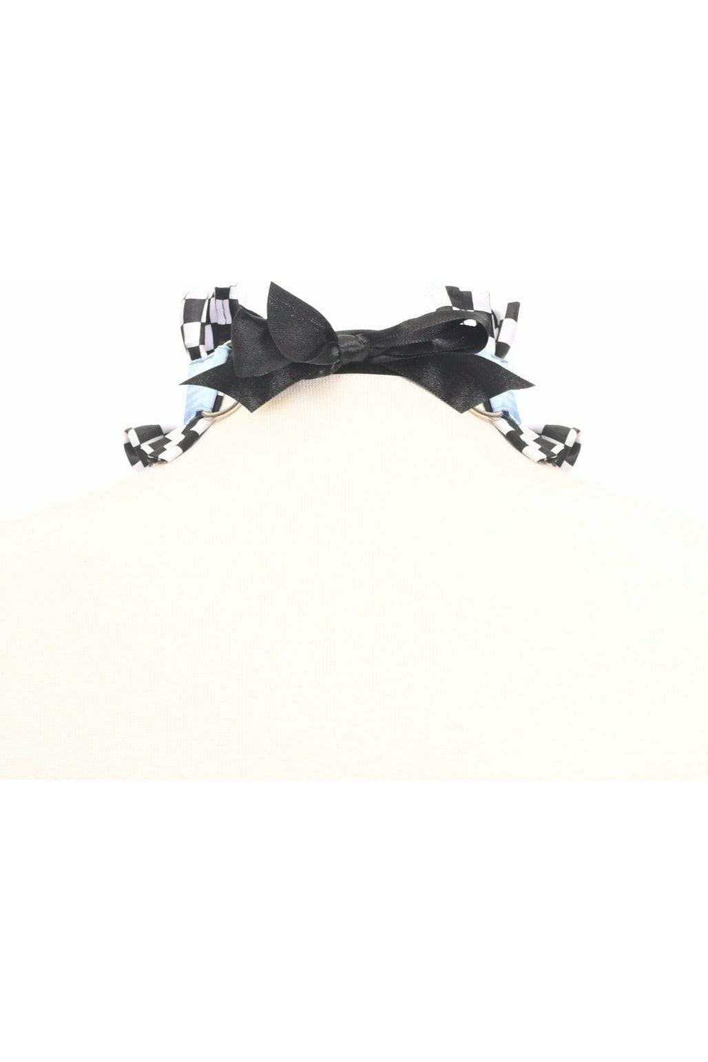 Daisy Corsets Kitten Collection Checker Print Choker - Daisy Corsets - Flyclothing LLC