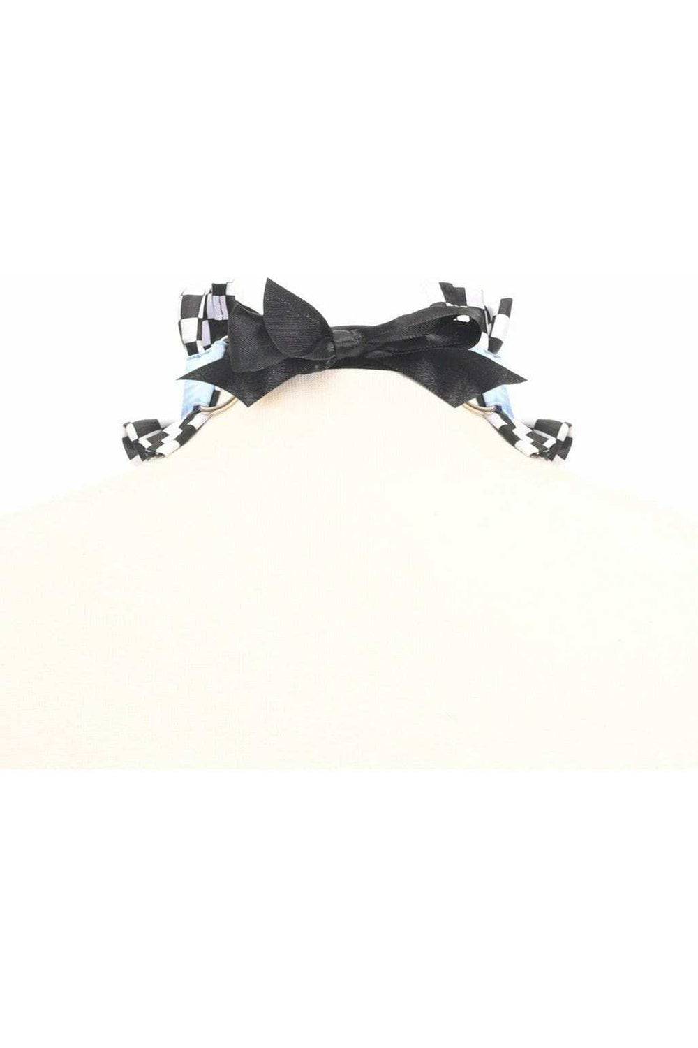 Daisy Corsets Kitten Collection Checker Print Choker - Daisy Corsets - Flyclothing LLC