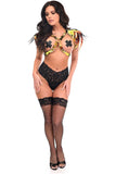 Daisy Corsets Sunset Holo Shoulder Fringe Body Harness - Daisy Corsets